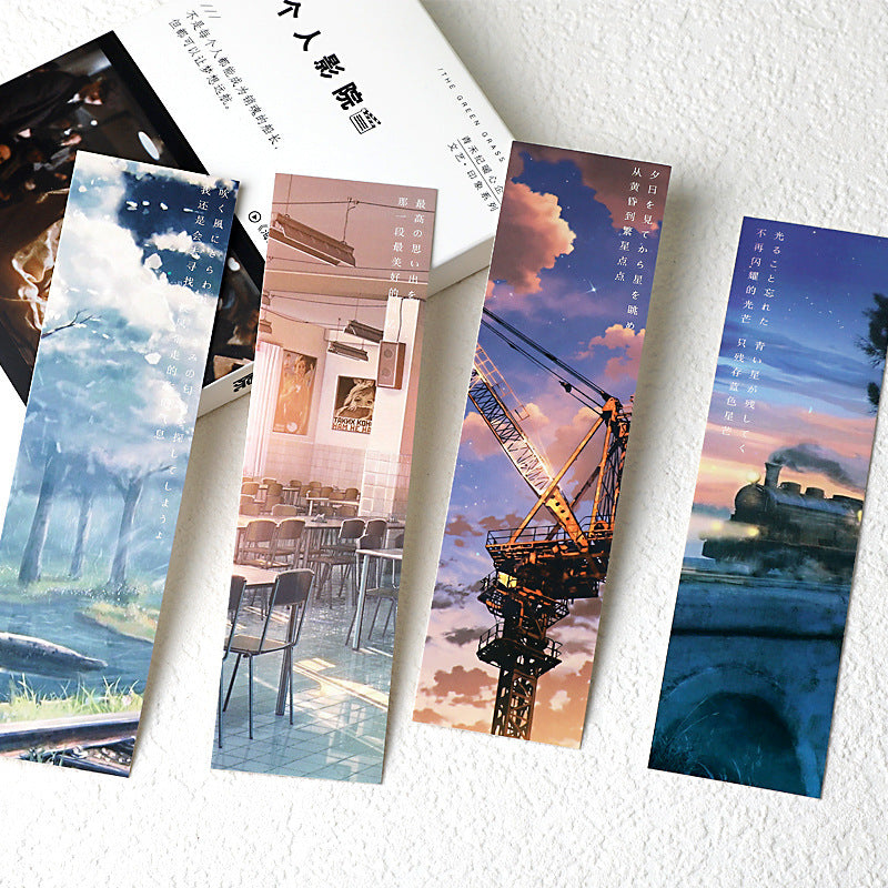 Painted Literary Watercolor Bookmarks