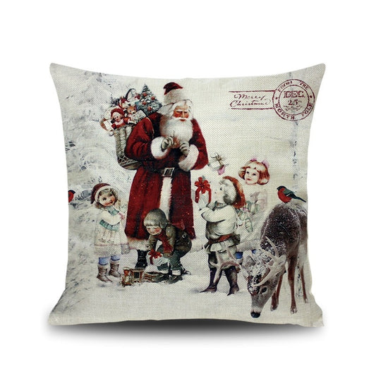 Cartoon Christmas Pillow