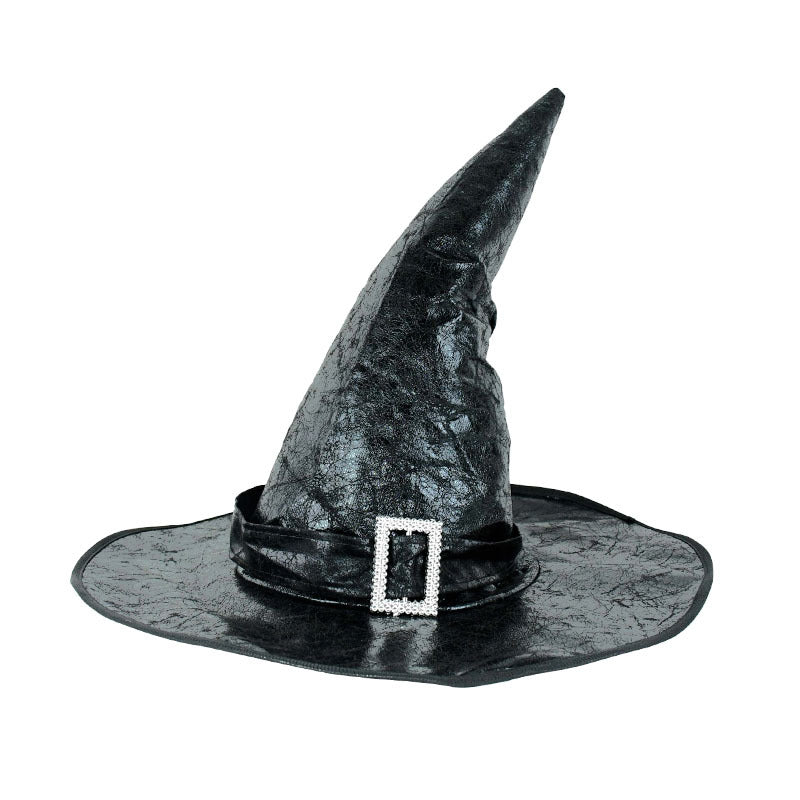 🧙‍♂️ Enchanted Artificial Leather Wizard Hat – Unleash Your Inner Sorcerer! 🪄✨