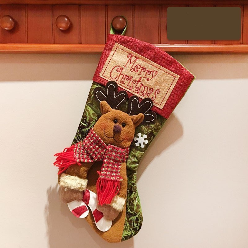 Santa, Snowman, Reindeer Classic Christmas Stockings