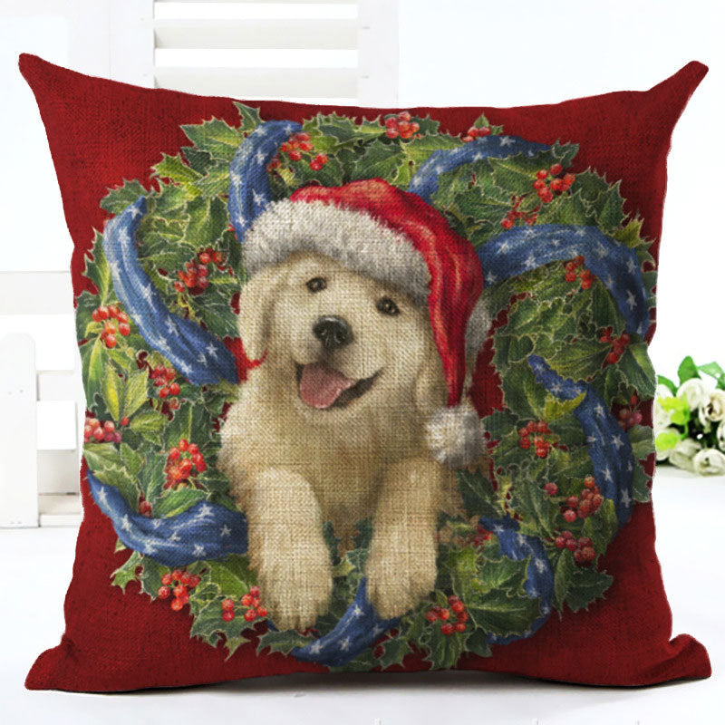 Cartoon Christmas Pillow Cover