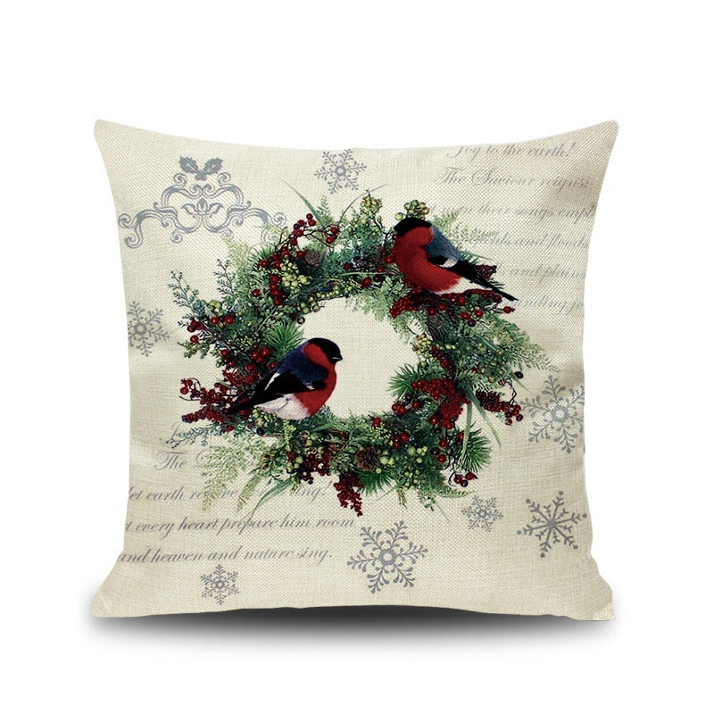 Cartoon Christmas Pillow Cover