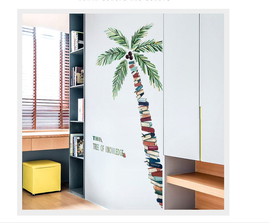 🌴📚 Tree Of Knowledge Wall Decal 📚🌴