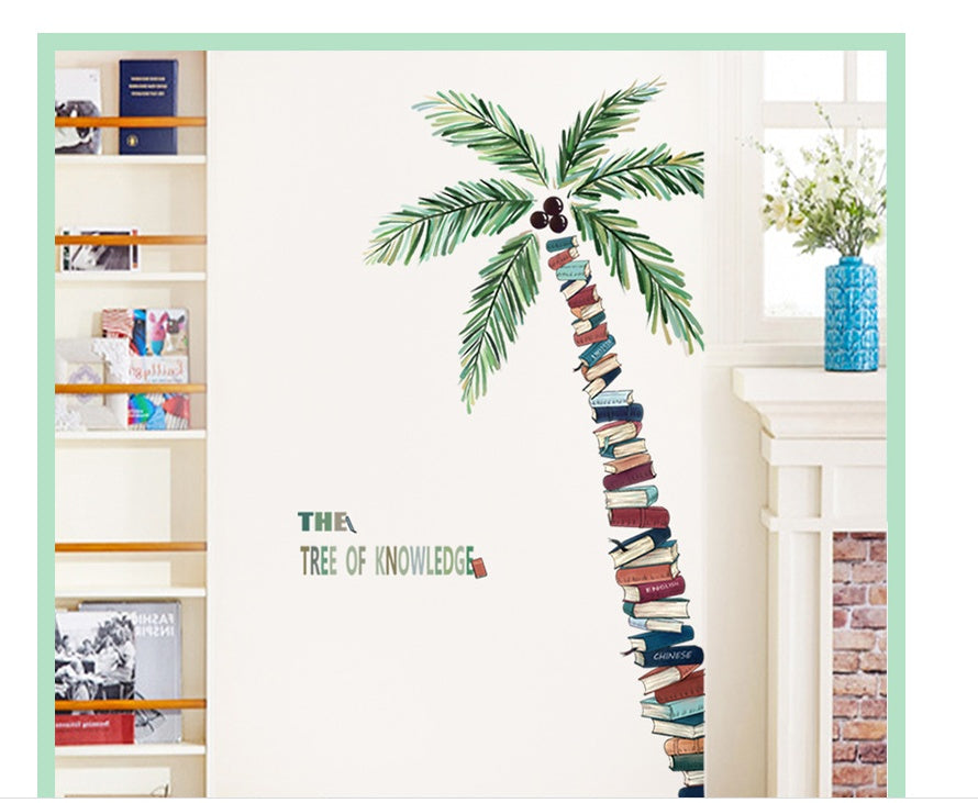 🌴📚 Tree Of Knowledge Wall Decal 📚🌴