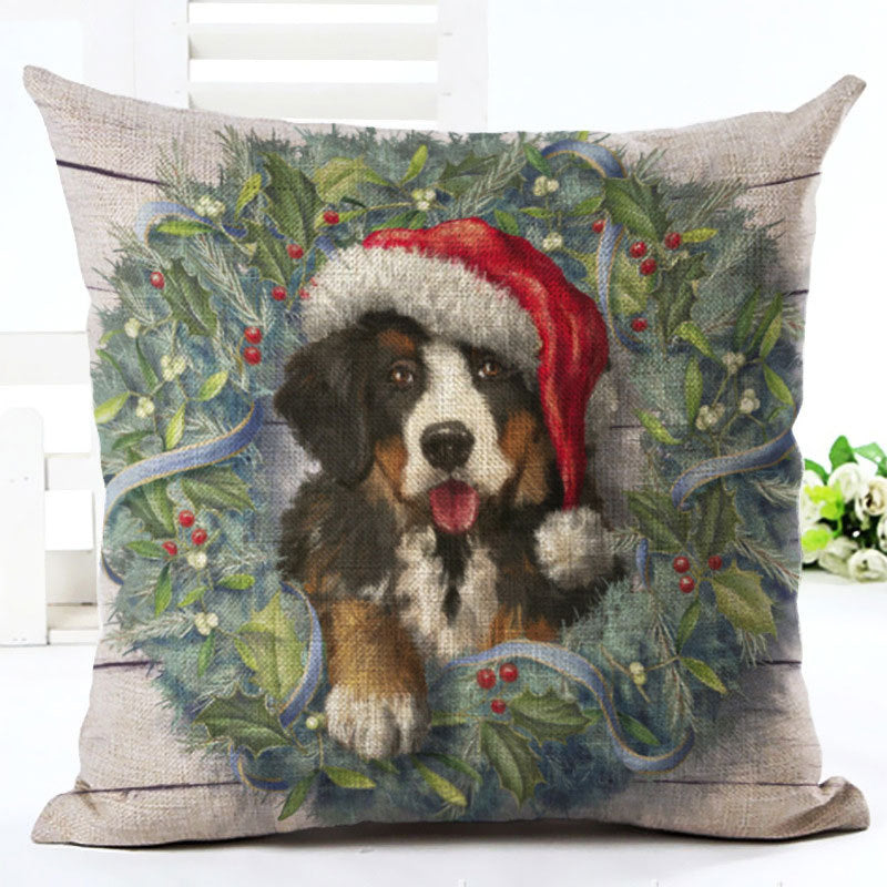 Cartoon Christmas Pillow Cover