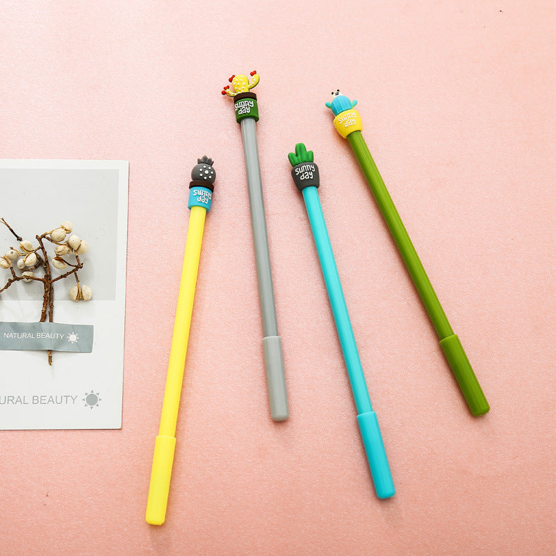 🌵✨ Potted Cactus Gel Pen – Add a Touch of Fun to Your Desk! ✨🖊️