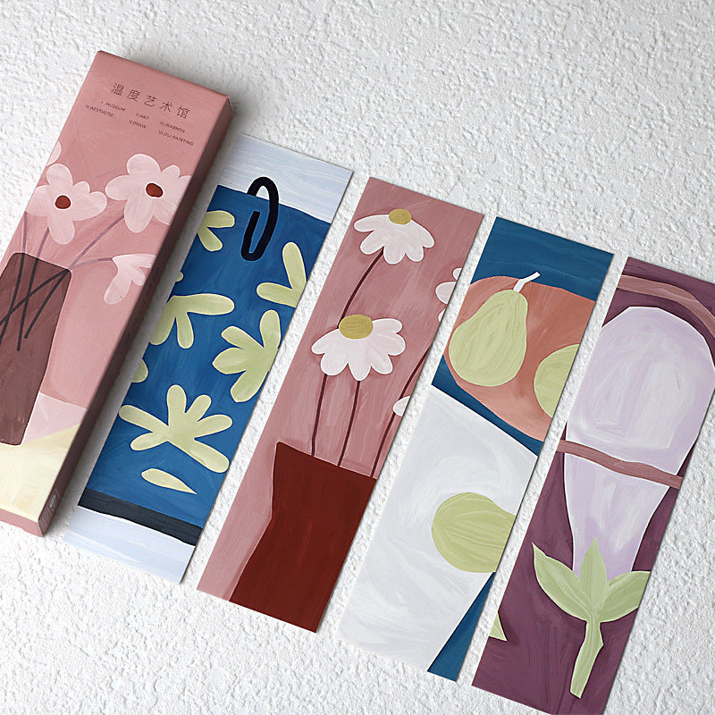 Painted Literary Watercolor Bookmarks