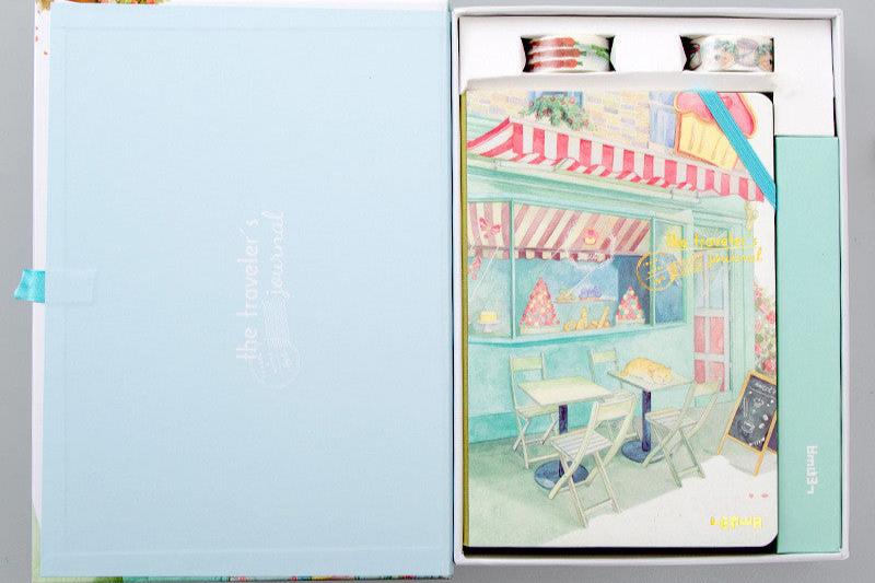 Travel account book small  notebook set gift