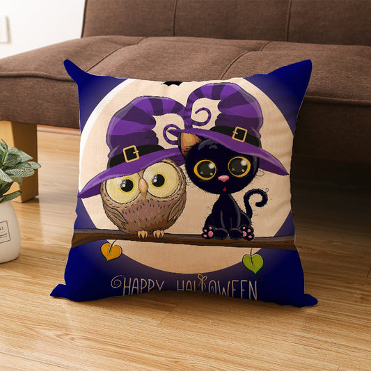 🎃✨ Cartoon-Themed Pillow Covers – Add Fun to Your Space! 🛋️🧸