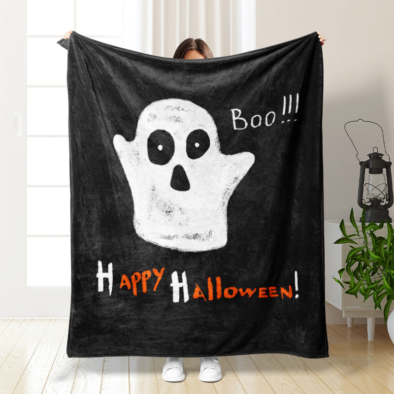 🎃 Cozy Cartoon Anime Blanket – Snuggle Up in Style This Autumn &amp; Winter! 🛌🧡