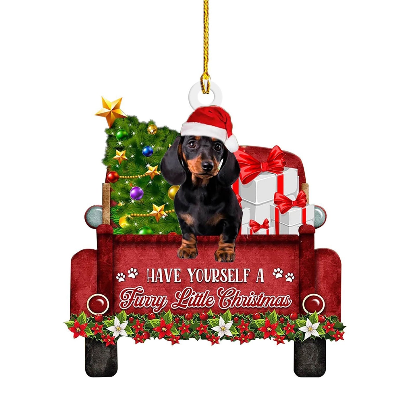 Christmas Sausage Dog Decorations