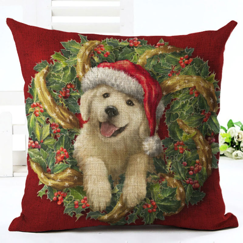 Cartoon Christmas Pillow Cover