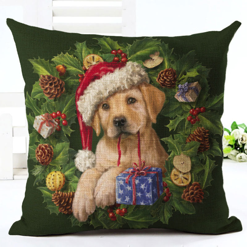 Cartoon Christmas Pillow Cover