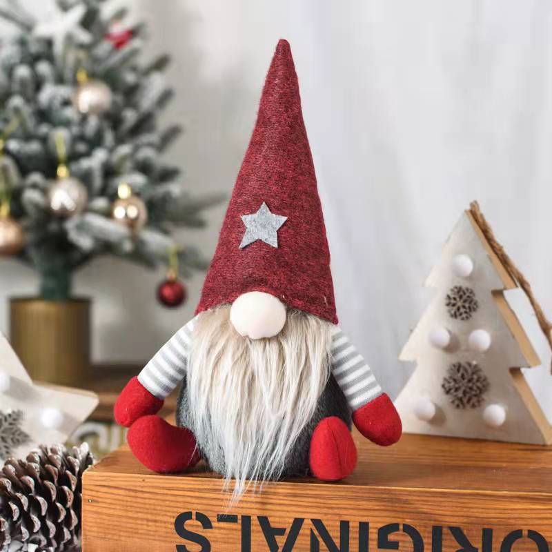 Christmas Faceless Old Man Elf Decorative Creative Ornaments