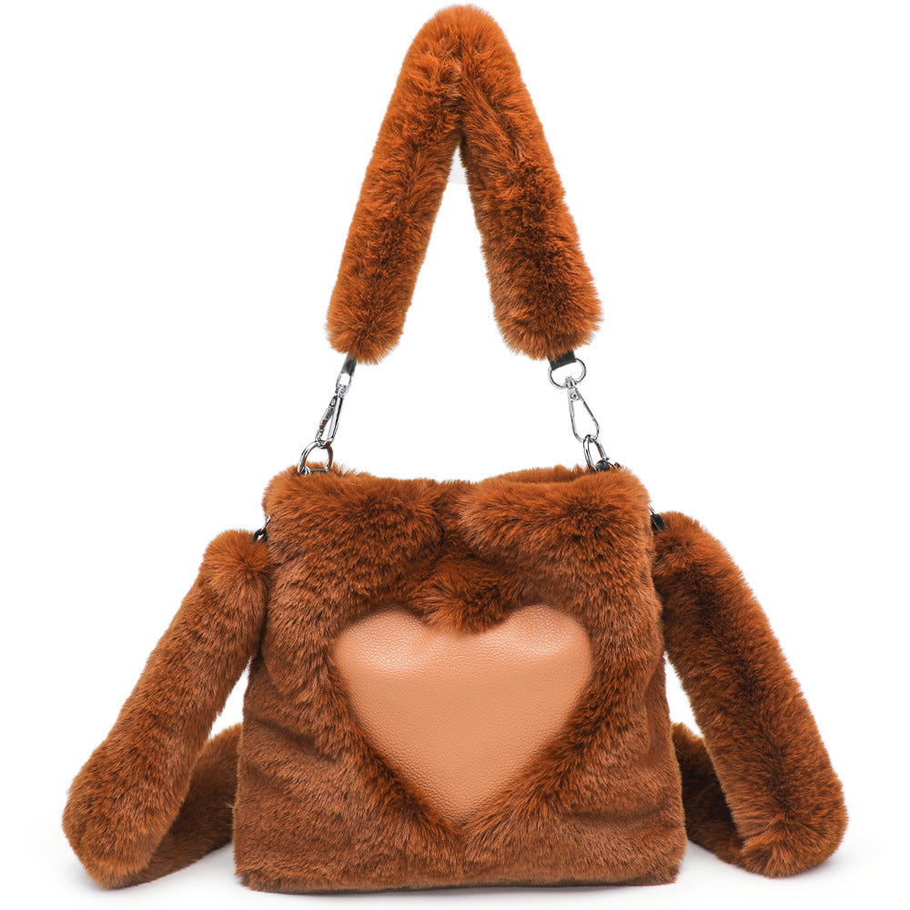 👜✨ Women Fluffy Shoulder Bag – Cozy, Chic, and Perfect for Autumn and Winter! ✨👜