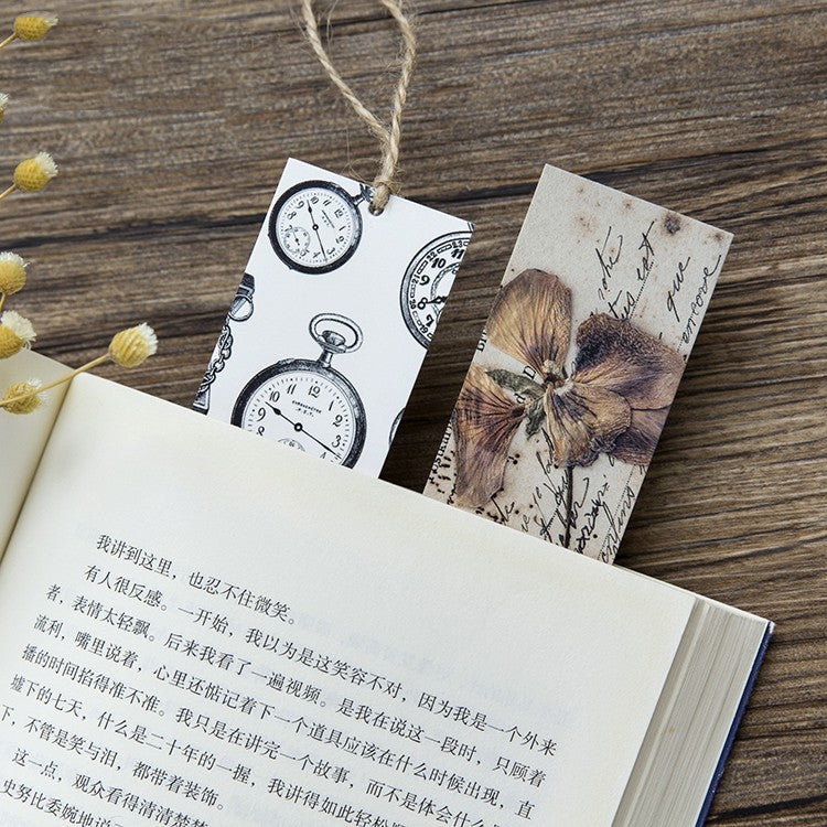 Retro English Poetry Bookmarks Warm Literary Ins Style Creative