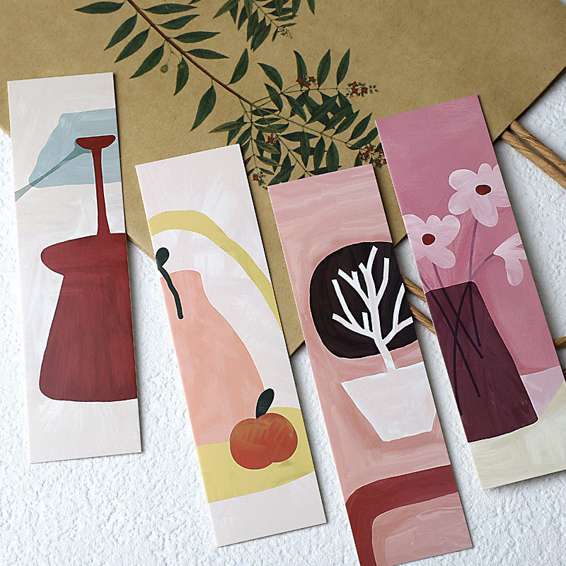 Painted Literary Watercolor Bookmarks