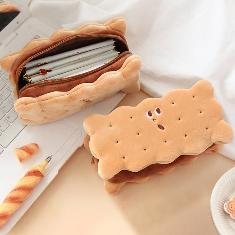 ✨ The Plush Cookie Pencil Case  Coin Purse Set – Coin Purse Set – Fun and Functional! ✨