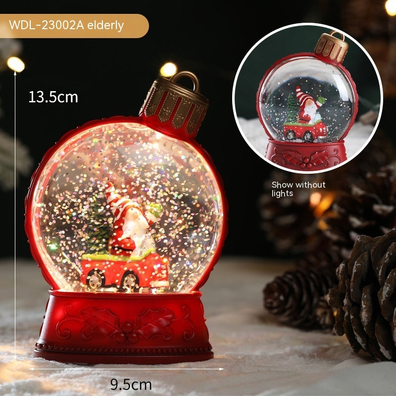 Christmas Holiday Decorations Luminous Simulation Flat Light LED Decoration