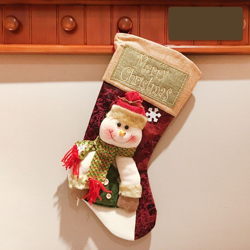 Santa, Snowman, Reindeer Classic Christmas Stockings