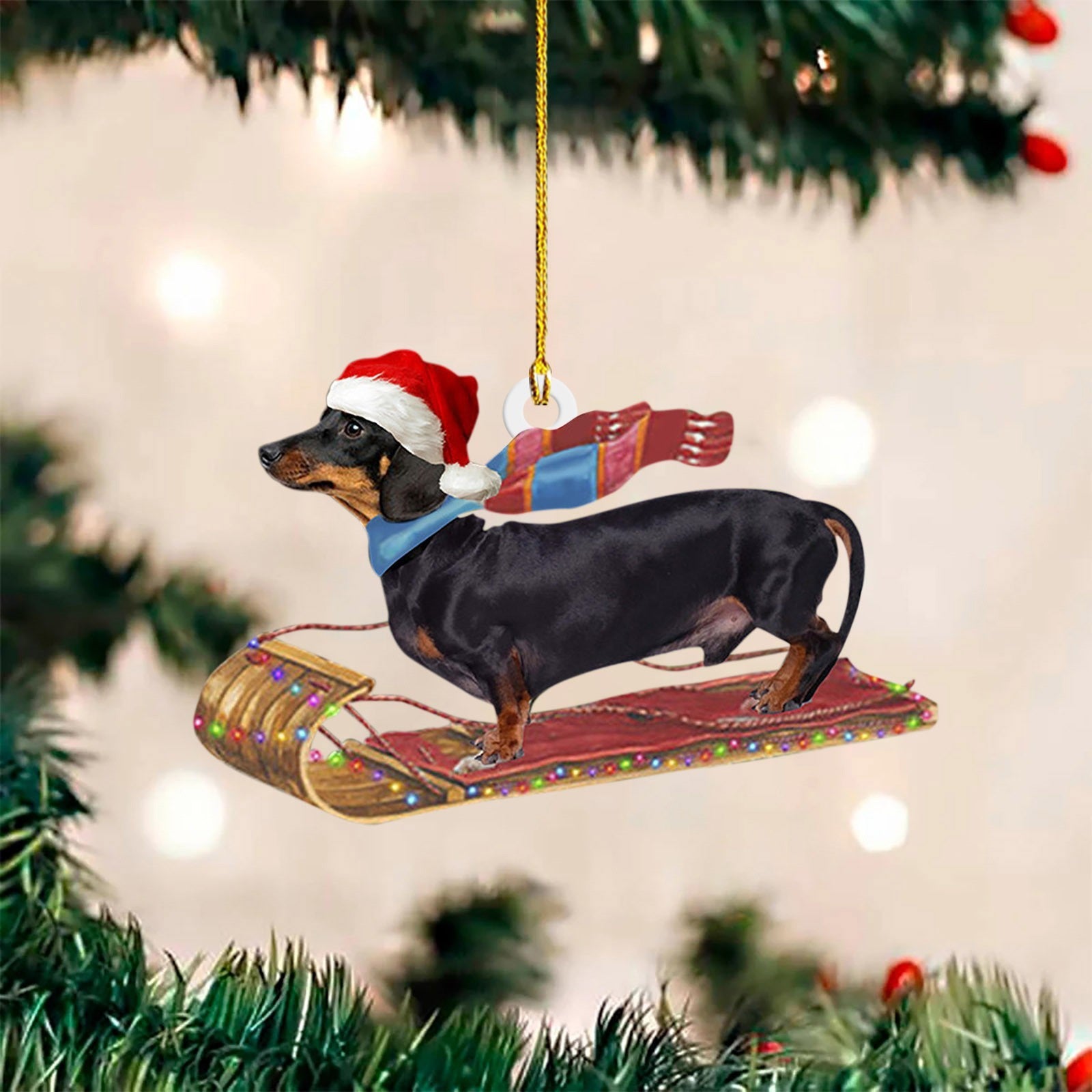 Christmas Sausage Dog Decorations