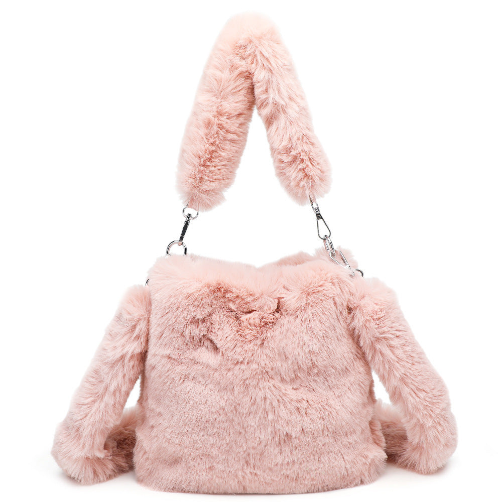 👜✨ Women Fluffy Shoulder Bag – Cozy, Chic, and Perfect for Autumn and Winter! ✨👜