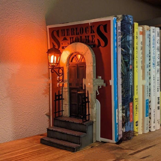 Small Night Lamp Bookend Bookshelf