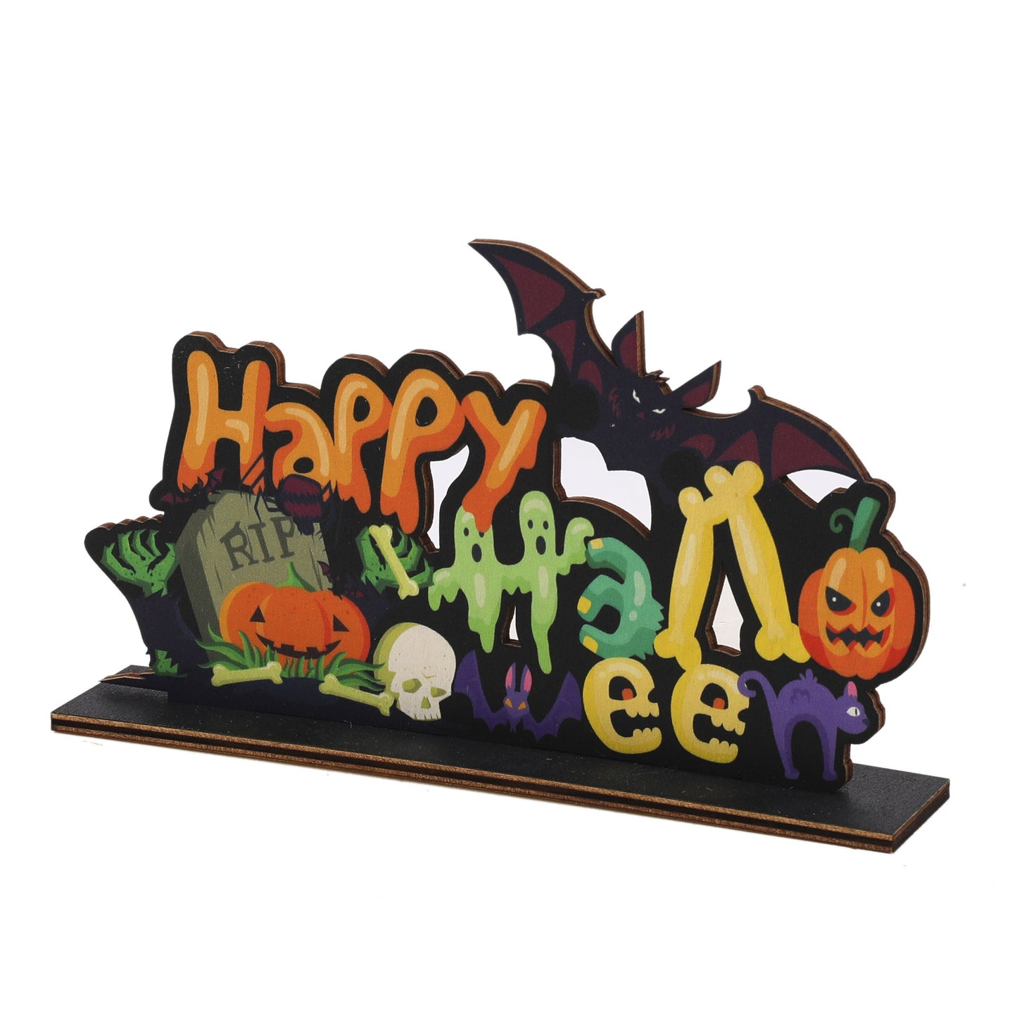 Halloween  Handcrafted Wooden Decorations