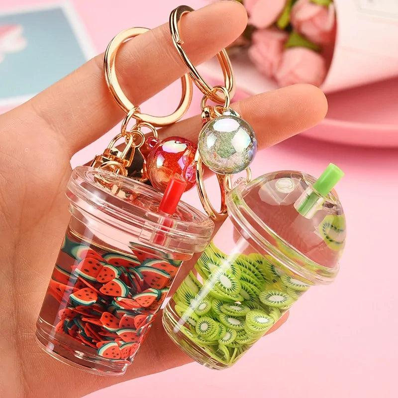 Fruit Floating Keychain