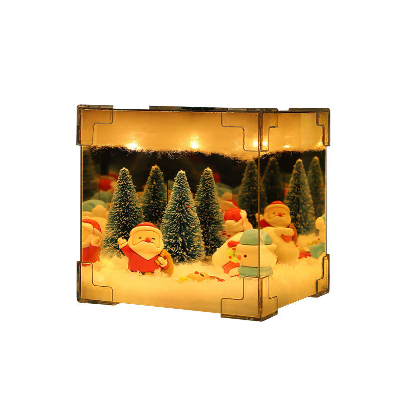 Christmas Cube Small Night Lamp