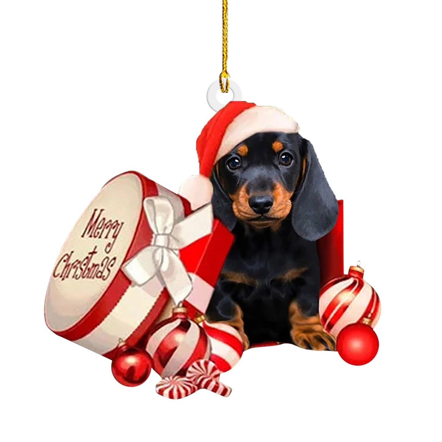 Christmas Sausage Dog Decorations