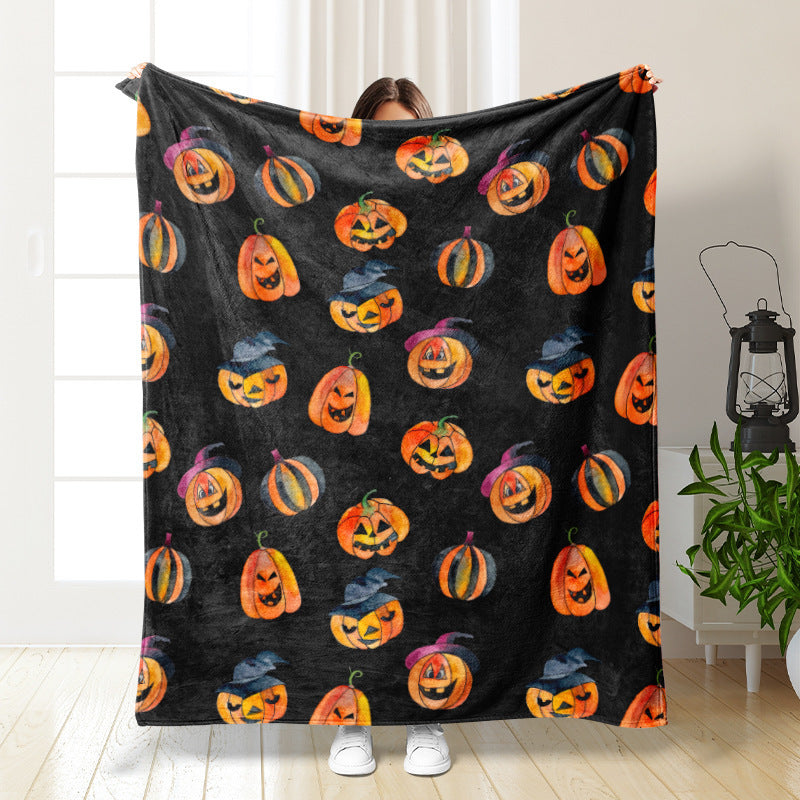 🎃 Cozy Cartoon Anime Blanket – Snuggle Up in Style This Autumn &amp; Winter! 🛌🧡