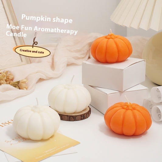 Creative Halloween Pumpkin Aromatherapy Candles