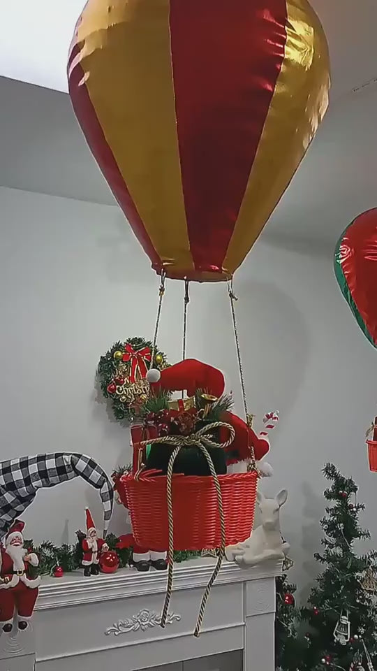 Christmas Decoration Hot Air Balloon Atmosphere Ceiling