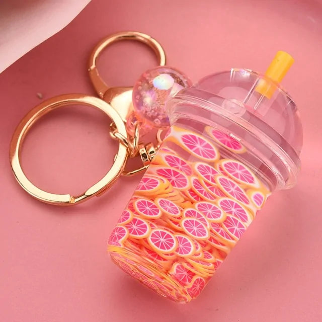 Fruit Floating Keychain